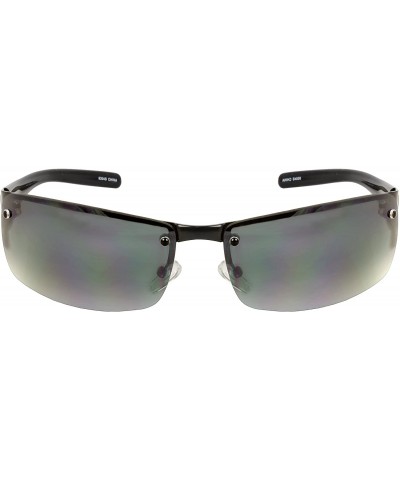 Rimless TU9304S Rimless Fashion Sunglasses - Black - CN11CB13WUD $7.59