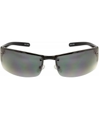 Rimless TU9304S Rimless Fashion Sunglasses - Black - CN11CB13WUD $7.59