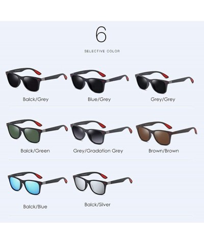 Aviator Polarized sunglasses for men and women Polarized driving Sunglasses - F - CX18QCC6GRW $35.67