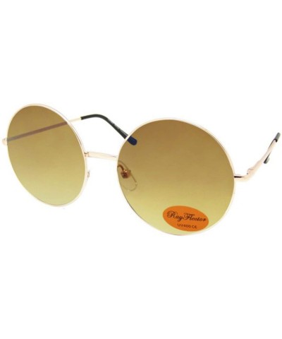 Round Big Round Ombré Sunglasses - Brown - CJ196KS7HGC $28.14