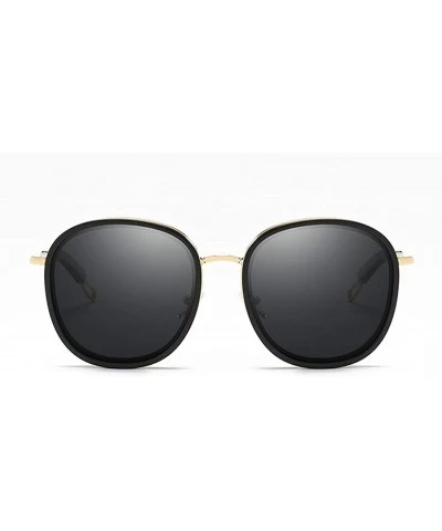 Semi-rimless Classic style Sunglasses for Men or Women plastic UV 400 Protection Sunglasses - Black - C818T2TMWOU $43.26