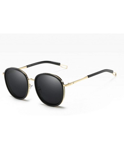 Semi-rimless Classic style Sunglasses for Men or Women plastic UV 400 Protection Sunglasses - Black - C818T2TMWOU $17.65