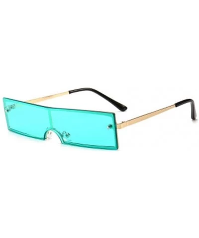 Sport Fashion Small Frame Rectangular Multicolor Sunglasses - 6 - CK190KX3CW4 $60.33