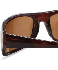 Sport Mochi Wrap Sports Polarized Sunglasses for Men and Women-Ideal for Driving Fishing UV Protection 8016 - CZ18W6THAEU $14.52