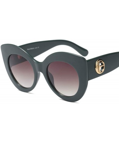 Large Vintage Women Cateye Sunglasses Retro Bold Butterfly Frame ...