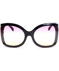 Oversized Big Huge Oversized For Men Women Vintage Style Sunglasses Retro Celebrity Fashion - 4 - CO199U98UYY $15.82