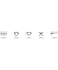 Rectangular Sunglasses for Men Women Vintage Sunglasses Retro Oversized Glasses Eyewear Rectangular - E - CA18QMYHT85 $8.01
