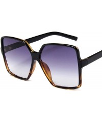 Oversized Fashion Women Oversize Sunglasses Gradient Plastic Er Female Sun Glasses UV400 Lentes De Sol Mujer - CP199C8RENX $2...