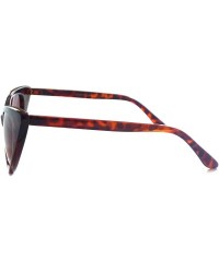 Cat Eye VINTAGE Inspired Women 50s Cat Eye Style Fashion Sunglasses BROWN LEOPARD - CO11DRJ1UNT $12.83