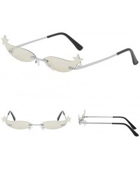 Oversized Steampunk Sunglasses for Women Men UV Protection Fashion Design Tinted Lenses Eyewear Outdoor Sports Sun Glass - CB...