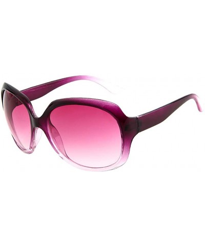 Round Vintage Sunglasses-Women Eyewear Fashion Ladies Sunglasses - B - CO18RU8RG87 $13.42