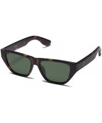 Sport Rectangle Cateye Polarized Women Sunglasses Vintage Sunnies WHIRL SJ2100 - C3 Dark Tortoise Frame/G15 Lens - CD18AOZO0H...