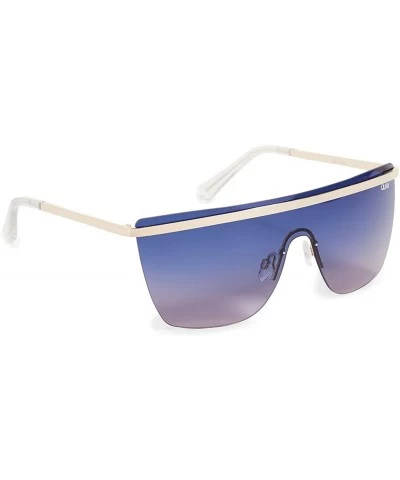 Shield Women's Get Right Sunglasses - Gold - CI18QO4X52O $90.29