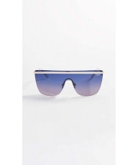 Shield Women's Get Right Sunglasses - Gold - CI18QO4X52O $41.48