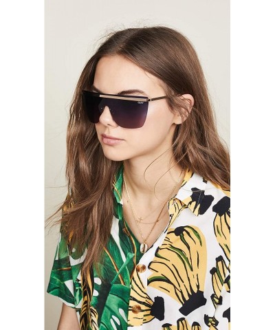 Shield Women's Get Right Sunglasses - Gold - CI18QO4X52O $41.48