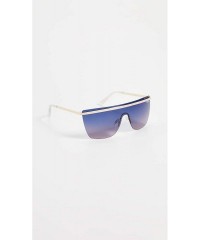 Shield Women's Get Right Sunglasses - Gold - CI18QO4X52O $41.48