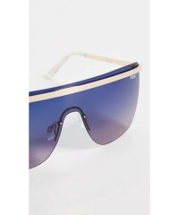 Shield Women's Get Right Sunglasses - Gold - CI18QO4X52O $41.48