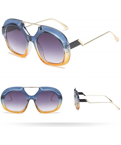 Rimless Sunglasses for Women Chic Sunglasses Vintage Sunglasses Oversized Glasses Eyewear Sunglasses for Holiday - F - CO18QT...