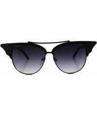 Cat Eye Unique Funky Retro Cat Eye Style Womens Classic Sunglasses Pointy Frame - Black - CT18SZ5W06D $11.04