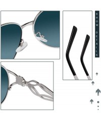 Rectangular Polarized Sunglasses Driving Blocking Eyeglasses - Black - CL18WX926NA $28.38