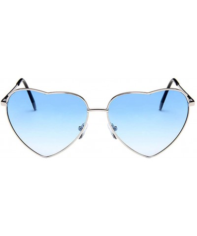 Oval Vintage Love Sunglasses Goggles for Women Men Retro Sun Glasses UV Protection - Style7 - CD18RQEQ602 $9.06