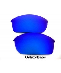 Oversized Replacement Lenses Flak Jacket Black&Blue&Green Color 3 Pairs-FREE S&H. - Blue - CN129XXGCUX $17.41