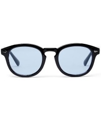 Round Vintage Johnny Depp Round Sunglasses Tint Lens Nerd Colorful Eyewear See Through Film Tony stark Glasses - 3 - CA18AK6I...