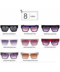 Oversized Oversized Sunglasses for Women Nonpolarized New Fashion PC Frame Glasses Uv Protection MLS5059 - Red - CB18UUYO2H8 ...