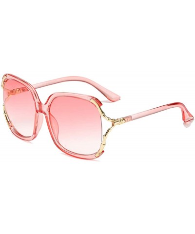 Oval Sunglasses Women Vintage Gradient Sun Glasses Lady Luxury Sunglass UV400 Shades Eyewear - CO1900ZMLM4 $33.82