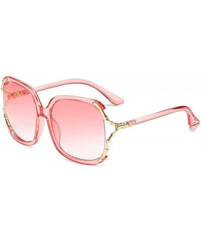 Oval Sunglasses Women Vintage Gradient Sun Glasses Lady Luxury Sunglass UV400 Shades Eyewear - CO1900ZMLM4 $13.80