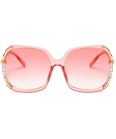 Oval Sunglasses Women Vintage Gradient Sun Glasses Lady Luxury Sunglass UV400 Shades Eyewear - CO1900ZMLM4 $32.49