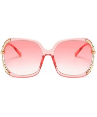 Oval Sunglasses Women Vintage Gradient Sun Glasses Lady Luxury Sunglass UV400 Shades Eyewear - CO1900ZMLM4 $32.49