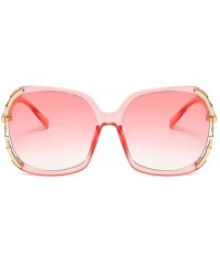 Oval Sunglasses Women Vintage Gradient Sun Glasses Lady Luxury Sunglass UV400 Shades Eyewear - CO1900ZMLM4 $13.80