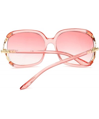 Oval Sunglasses Women Vintage Gradient Sun Glasses Lady Luxury Sunglass UV400 Shades Eyewear - CO1900ZMLM4 $32.49
