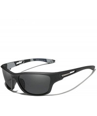 Oversized Lightweight polarized sunglasses male fashion sunglasses male outdoor plaza tourism UV goggles - White Black - C919...