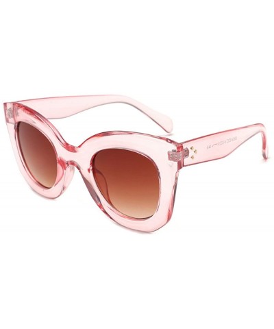 Oval Sunglasses for Women Men Oversized Sunglasses Oval Goggles Retro Glasses Eyewear Sunglasses - D - CA18QYM642U $15.03