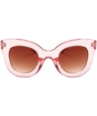 Oval Sunglasses for Women Men Oversized Sunglasses Oval Goggles Retro Glasses Eyewear Sunglasses - D - CA18QYM642U $8.85