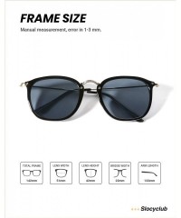 Cat Eye Vintage Round Sunglasses for Women Men Classic Retro Sunglasses UV Protection - 03-black - C718UZEXQ4M $13.04