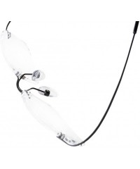 Rimless Titanium Rimless Eyeglasses Women Men (Black- 51mm) - 08-black - CF11UM015G3 $18.37