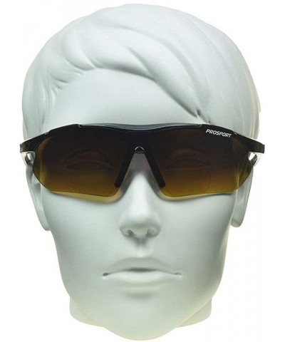Semi-rimless sunglasses Bifocal Sunglasses Vision Black - Black Grey - CX12MXMCF8W $11.01