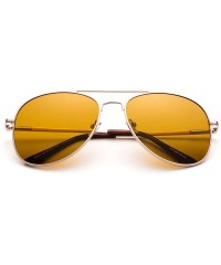 Aviator Oversized Polarized Driving Glasses Night Vision & Daytime Vision Anti Glare Treny Aviator Fits the Most! - CO18EK2L5...