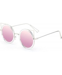 Oversized Karina" - New Cateye Design Fashion Sunglasses Translucent Unique Oversized Sunglasses for Women - CL17YDX6L9D $10.45