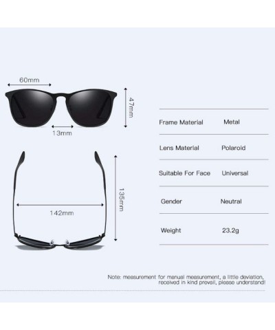 Aviator General polarizing sunglasses for men and women driving Sunglasses - D - CU18Q6ZO4SC $23.46