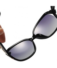 Oval Polarized Sunglasses Antiglare Anti ultraviolet Classical - Wine Red - CH18WCHX3S5 $22.86