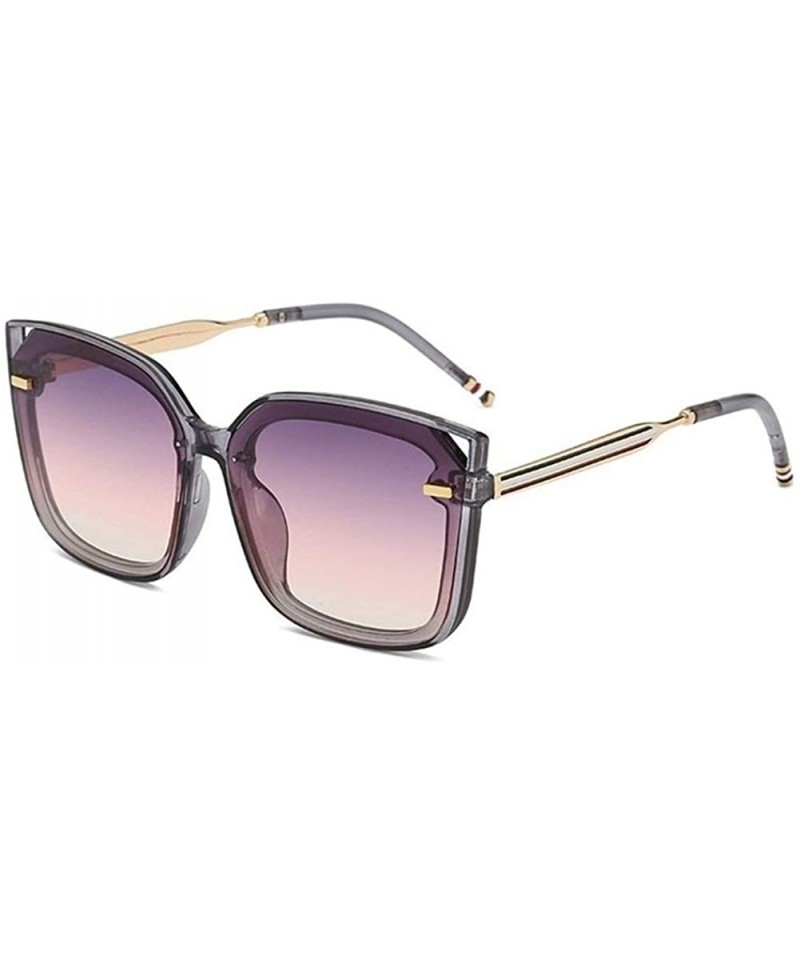 Cat Eye Square Cat Eye Sunglasses for Women Sun Glasses Featured Frame Eyewear UV400 - C4 Purple - CH190320U86 $11.17