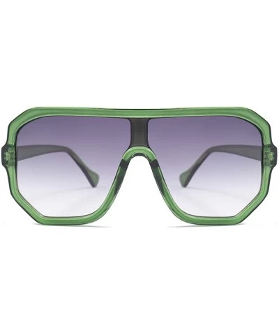 Oversized Oversized Square Sunglasses for Men Womens Sunglasses Fashion Brand Designer Style shades - C21965GOQK8 $22.13