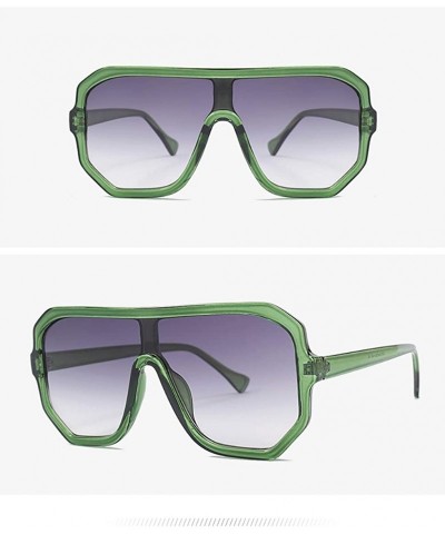 Oversized Oversized Square Sunglasses for Men Womens Sunglasses Fashion Brand Designer Style shades - C21965GOQK8 $9.03