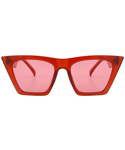 Oversized Flat Top Sunglasses for men women Retro Designer Square Succinct Style sunglasses Clear lens sunglasses UV400 - 4 -...