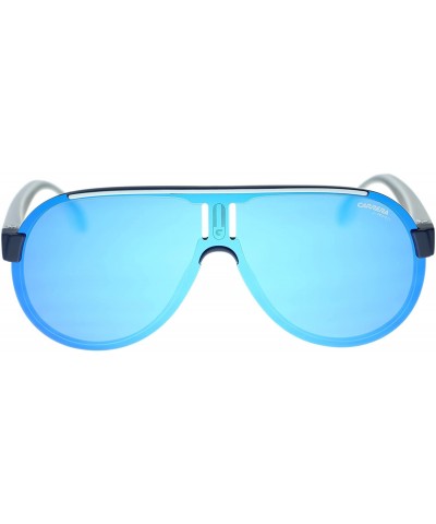 Aviator Carrera Sunglasses CA1008 0RCT Matte Blue/Blue Multi Plz Lens 99mm Authentic - CV186QK7AHC $49.95