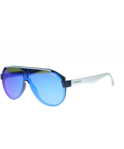 Aviator Carrera Sunglasses CA1008 0RCT Matte Blue/Blue Multi Plz Lens 99mm Authentic - CV186QK7AHC $49.95